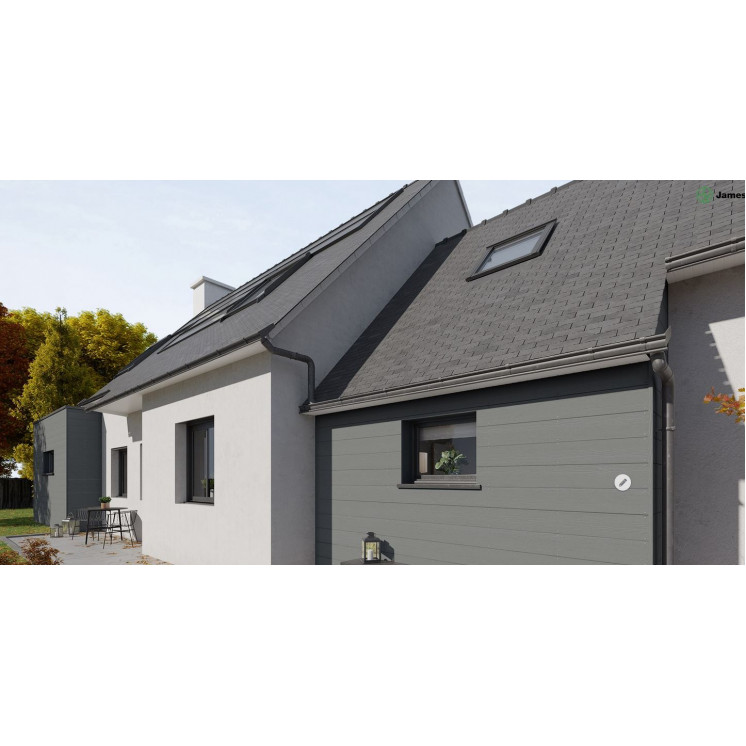 HardiePlank® Gevelbekleding Smooth Glad Grey Slate